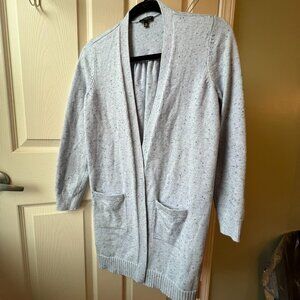 Talbots light-blue cardigan sweater with pockets